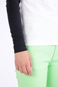 シルバーロゴ 長袖 モックネック プルオーバー (WOMENS SPORT)
