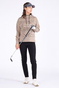 シルバーロゴ 長袖 モックネック プルオーバー (WOMENS SPORT)