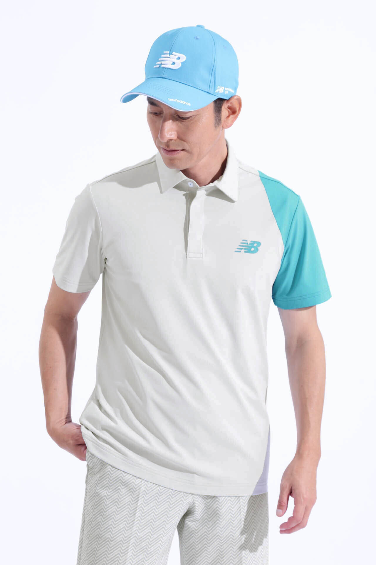 FIELDSENSOR ミニ鹿の子 半袖 カラーシャツ (MENS WORLD)