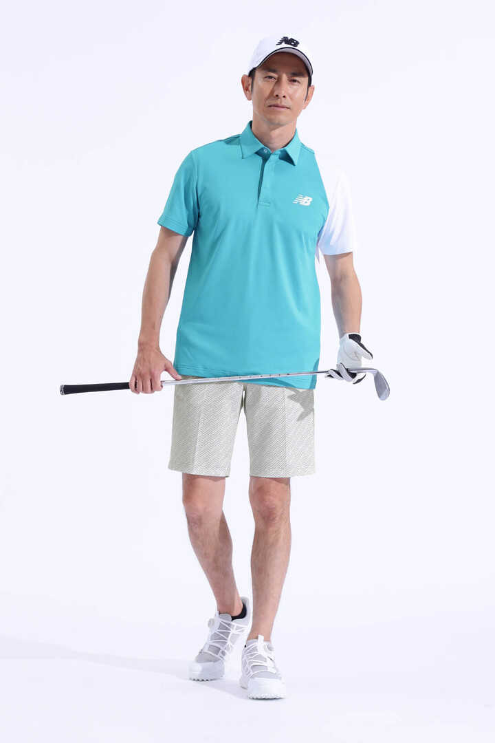 FIELDSENSOR ミニ鹿の子 半袖 カラーシャツ (MENS WORLD)