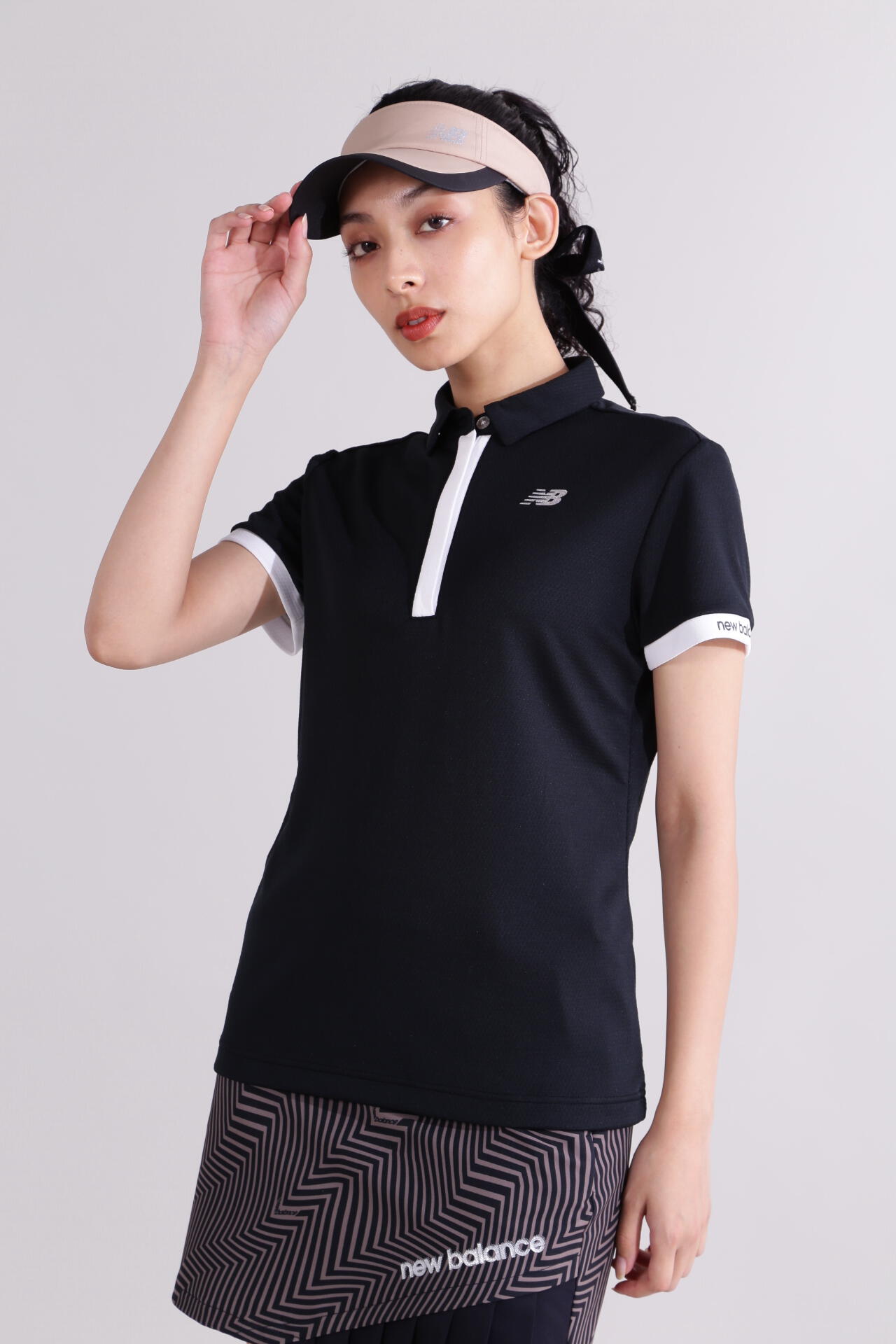 new balance golf】ダブルクロス裏グリッド 半袖 カラーシャツ (WOMENS)-