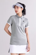 【直営店舗限定】ダブルクロス裏グリッド 半袖 カラーシャツ (WOMENS)