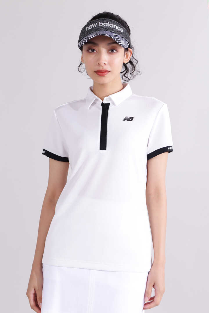 【直営店舗限定】ダブルクロス裏グリッド 半袖 カラーシャツ (WOMENS)