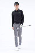 バイアスロゴ 長袖 カラーシャツ (MENS SPORT)