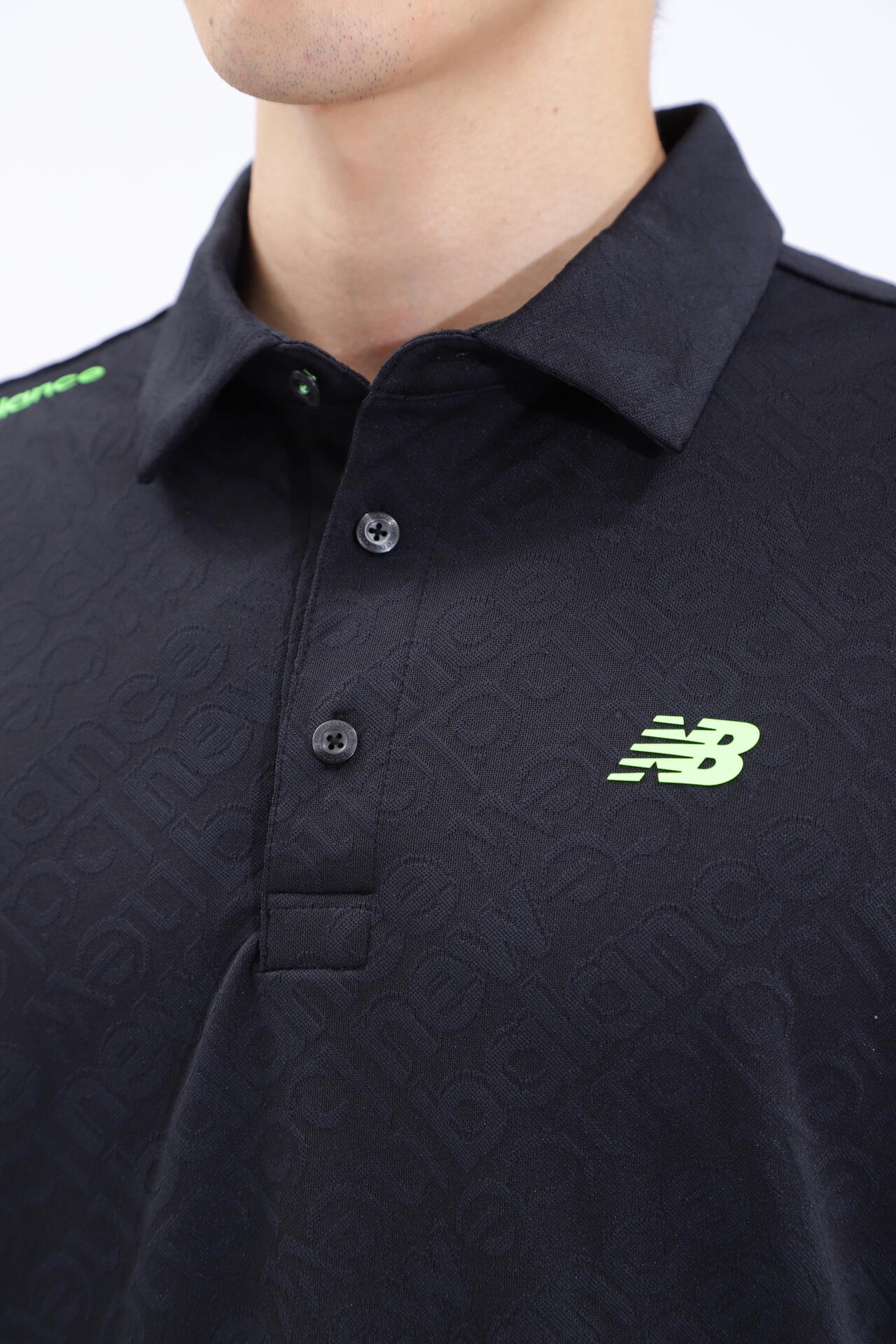バイアスロゴ 長袖 カラーシャツ (MENS SPORT)