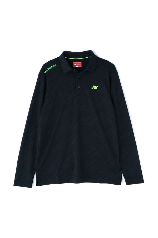 バイアスロゴ 長袖 カラーシャツ (MENS SPORT)