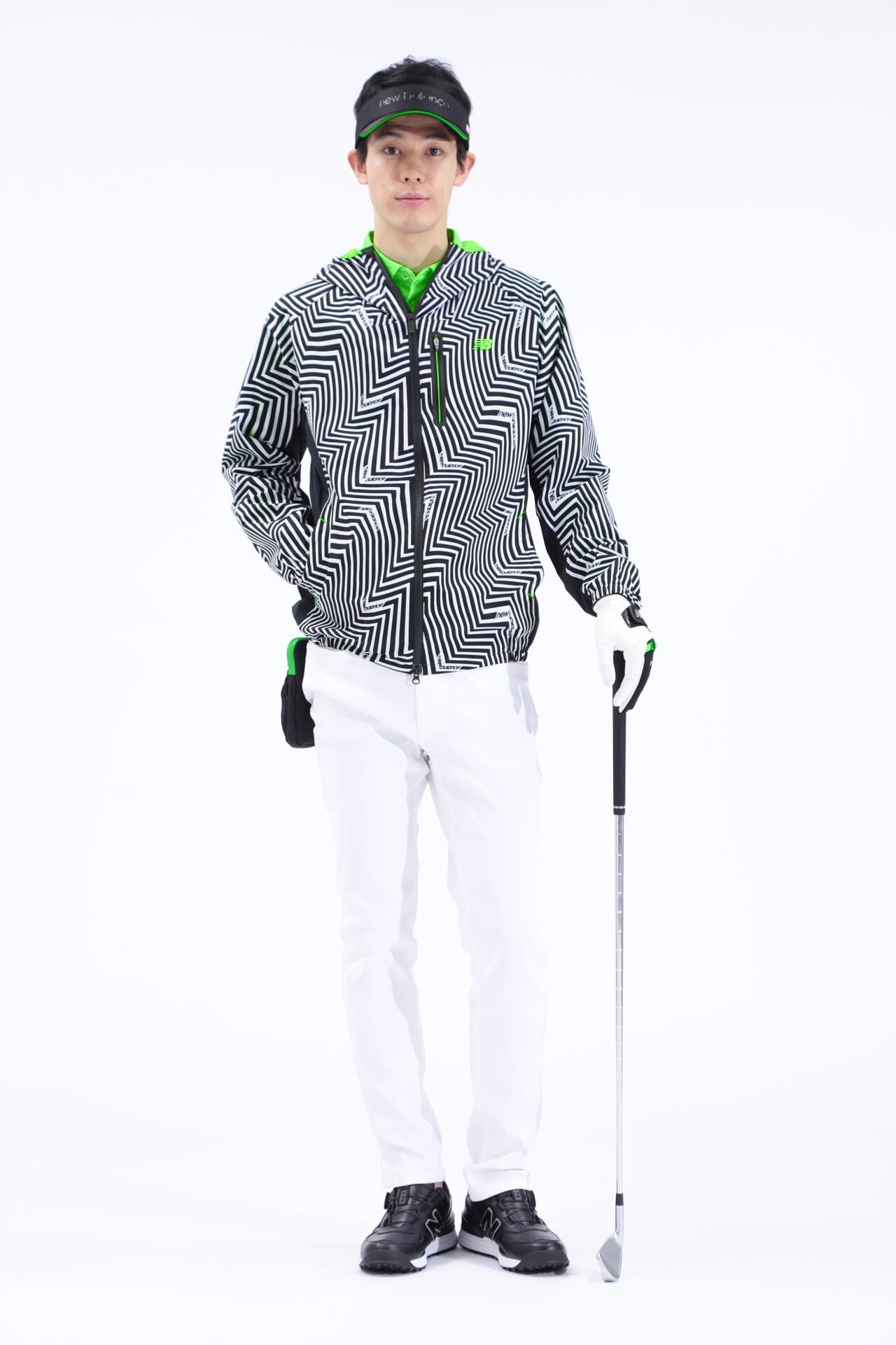 バイアスロゴ 長袖 カラーシャツ (MENS SPORT)