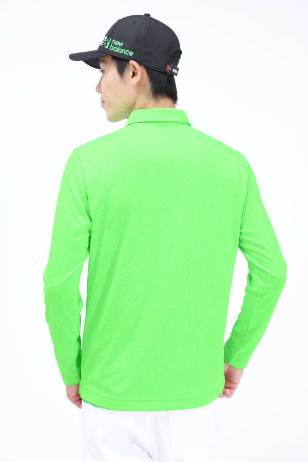 バイアスロゴ 長袖 カラーシャツ (MENS SPORT)