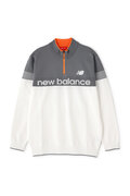ハーフジップ スタンドネック ニット プルオーバー (MENS WORLD)