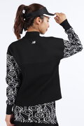 スタンディングロゴ モックネック ニット プルオーバー (WOMENS SPORT)
