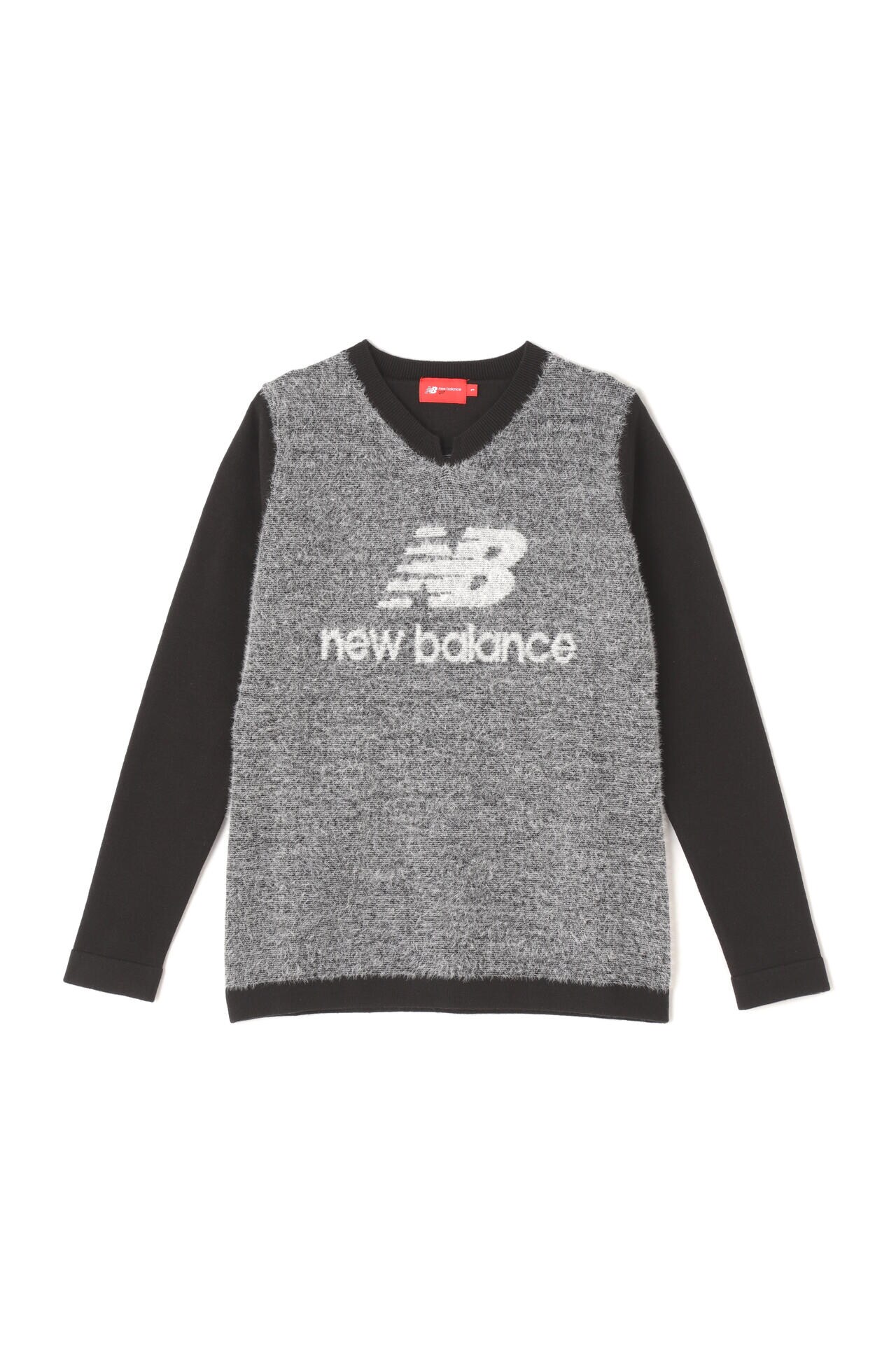 new balance golf】遠赤外線蓄熱保温 フェザーボーダー クルーネック