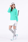 ハーフジップ ニット プルオーバー (WOMENS WORLD)