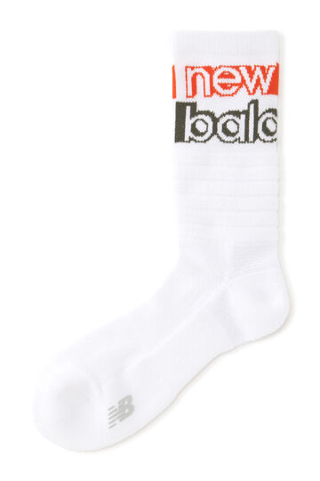 抗菌防臭 ラインロゴ ミドルソックス (MENS SPORT)