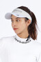 ラメ杢裏毛×ツイル3Dゼブラ バイザー (WOMENS SPORT)