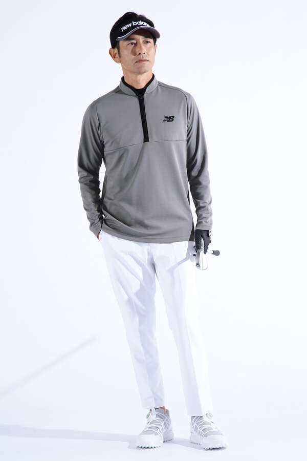 4WAYベア天竺 モックネック インナー プルオーバー (MENS WORLD)