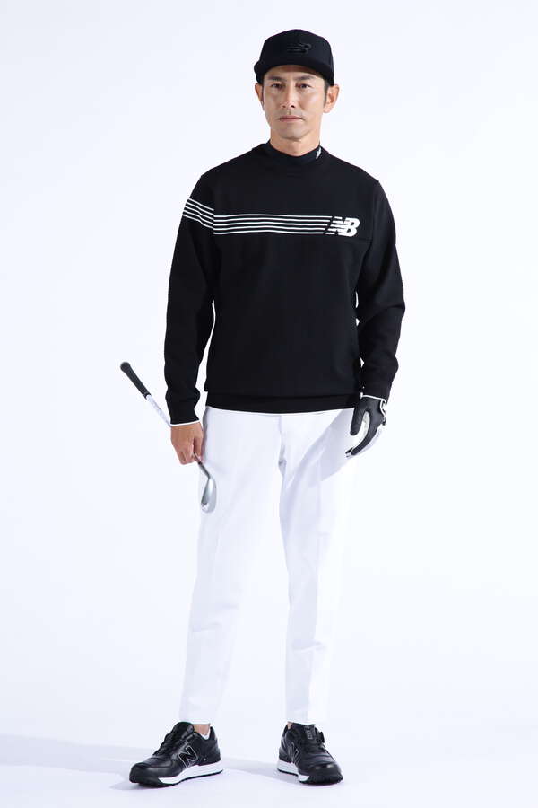 4WAYベア天竺 モックネック インナー プルオーバー (MENS WORLD)