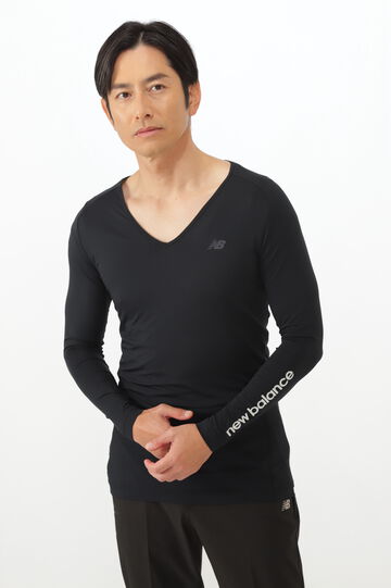 4WAYベア天竺 Vネック インナー プルオーバー (MENS WORLD)