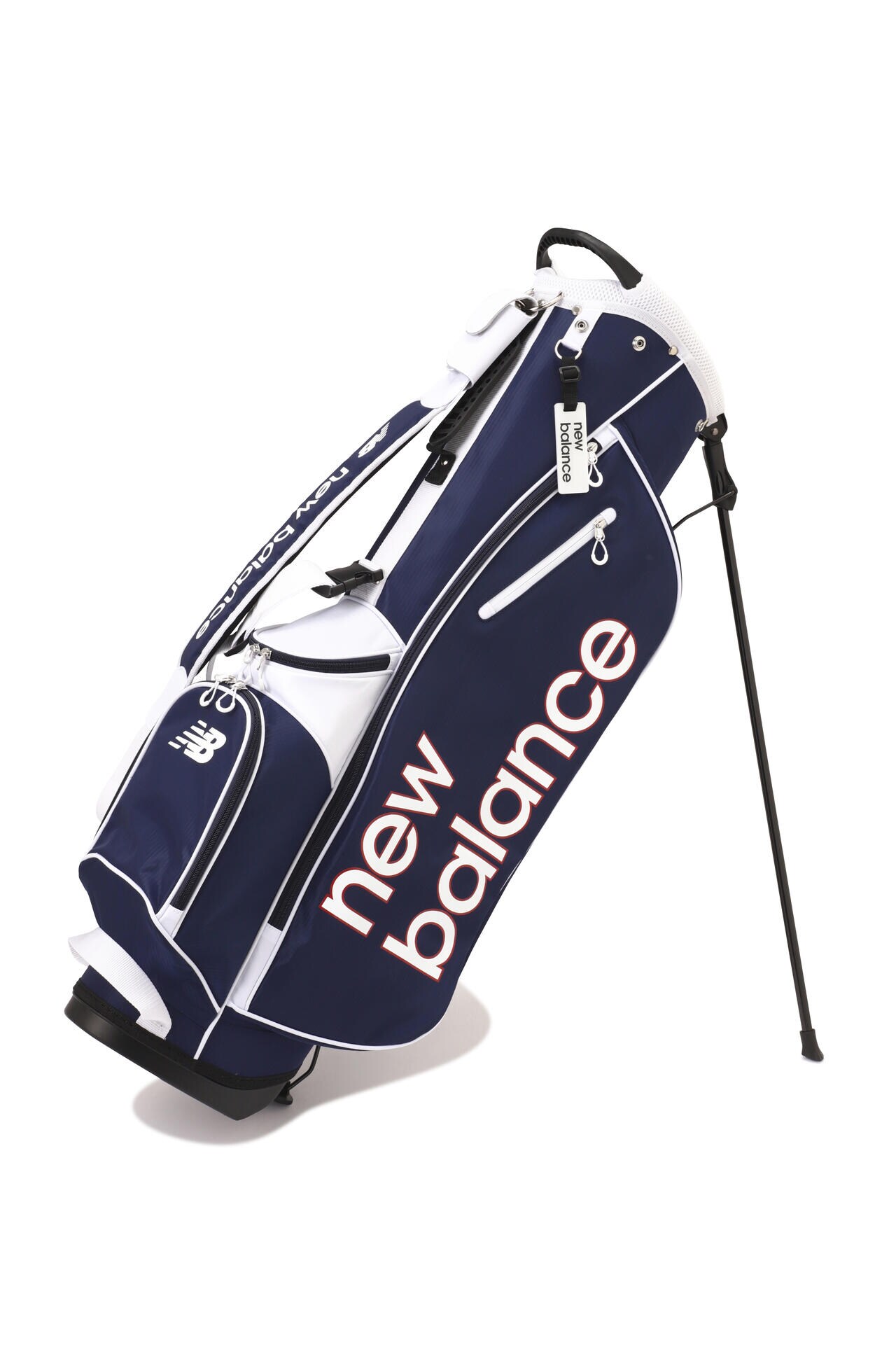 ニューバランス ゴルフ 軽量 キャディバッグ 9.0型 ネイビー - バッグ