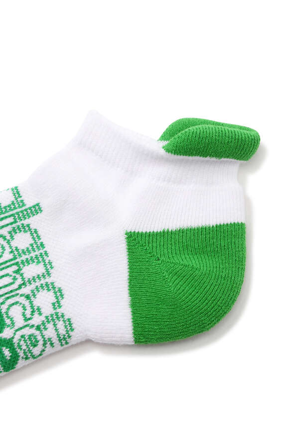抗菌防臭 ロゴ バイカラー アンクルソックス (WOMENS SPORT)