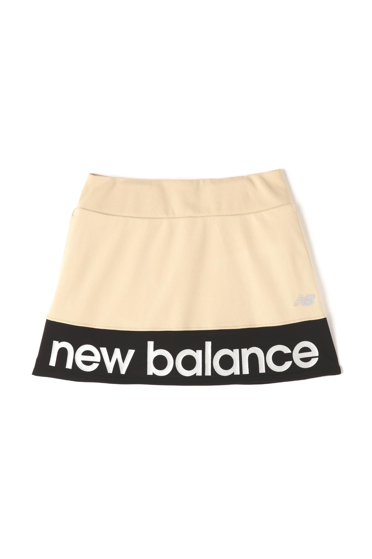 new balance golf】ラメロゴ インナーパンツ付き ジャージー スカート 