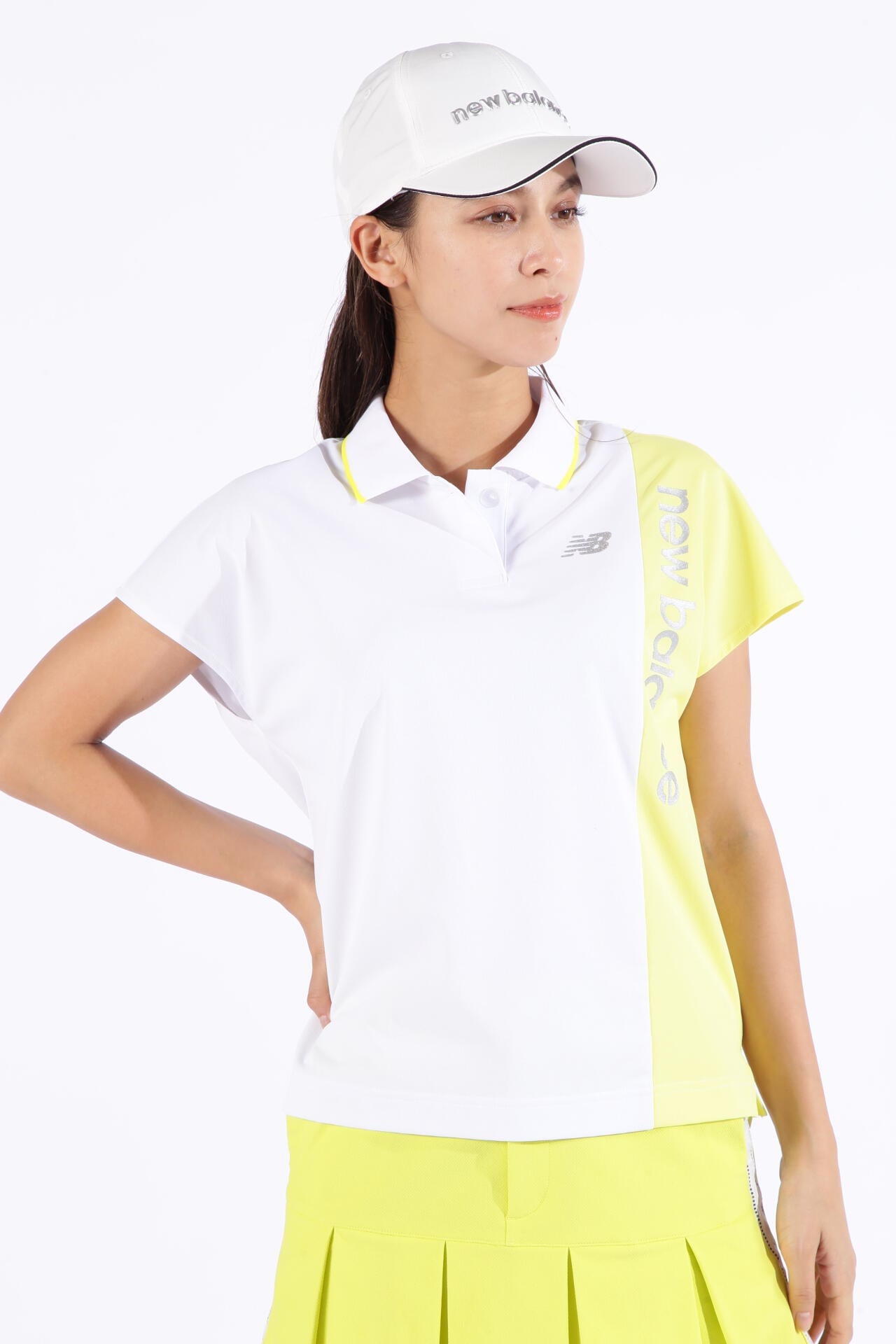 new balance golf】スリーブレス オーバーサイズ ポロシャツ (WOMENS 