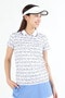 COOLMAX ピクセルロゴ柄 半袖 ポロシャツ (WOMENS SPORT)