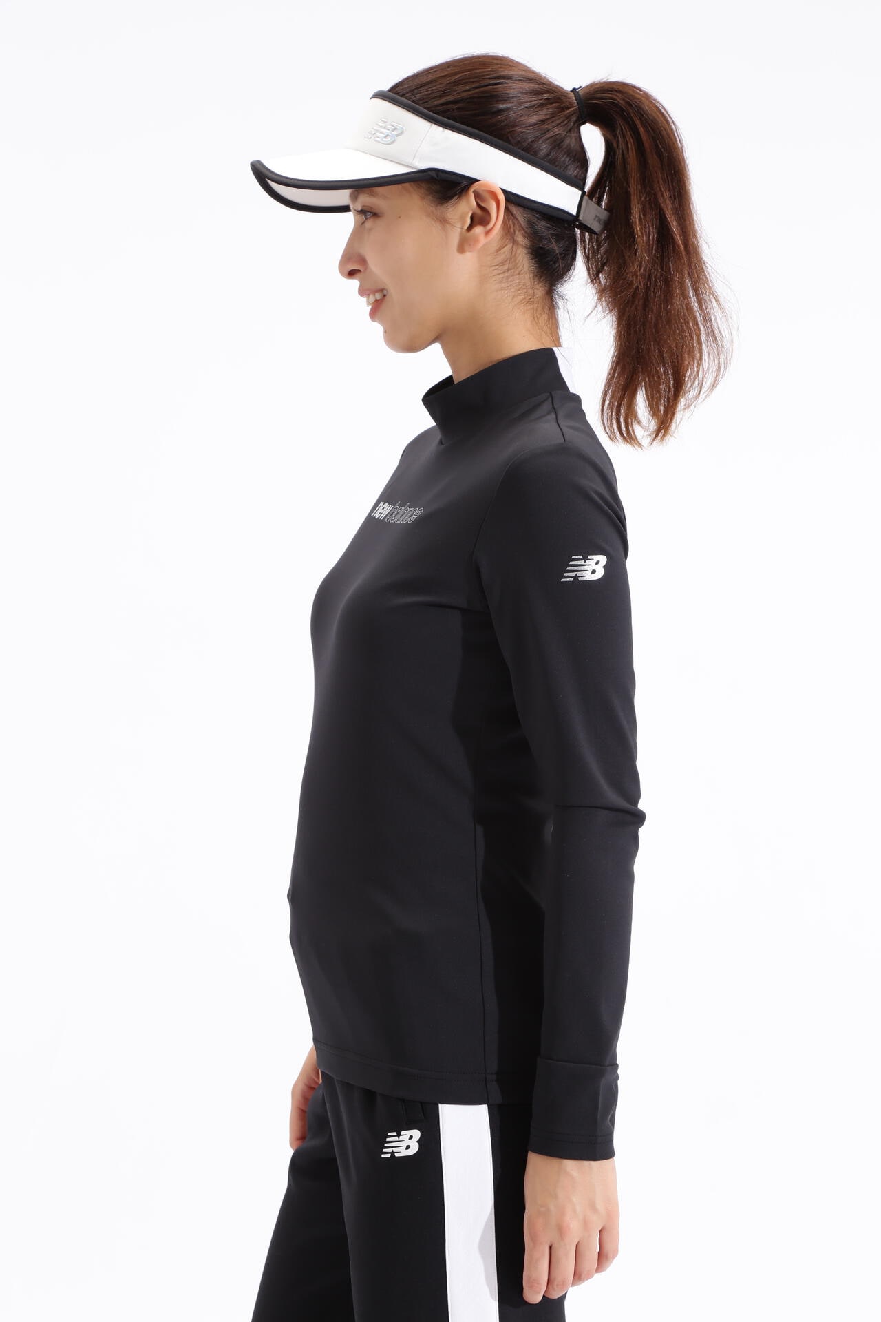 接触冷感 長袖 モックネック プルオーバー (WOMENS SPORT)