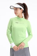 接触冷感 長袖 モックネック プルオーバー (WOMENS SPORT)