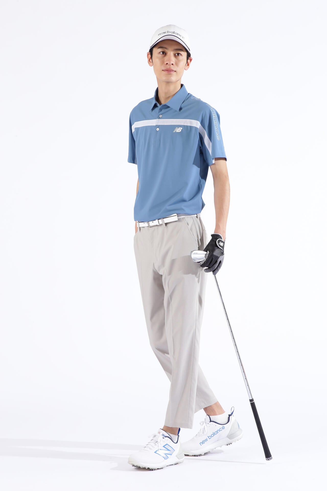 new balance golf】半袖 カラーシャツ (MENS SPORT)