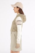 ロゴボア×ストレッチ裏起毛 フルジップ ワンピース (WOMENS SPORT)