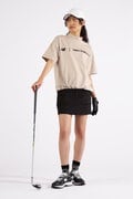 ストレッチ 凹凸ロゴ カーゴスカート (WOMENS SPORT)