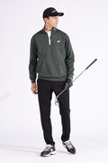 ストレッチ スウェット ハーフジップ プルオーバー (MENS SPORT)