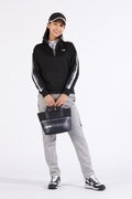 インレイ裏起毛 ストレッチ スウェット ハーフジップ プルオーバー (WOMENS SPORT)