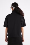 ストレッチ 半袖 スウェット ハーフジップ プルオーバー (WOMENS SPORT)