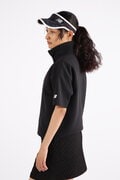 ストレッチ 半袖 スウェット ハーフジップ プルオーバー (WOMENS SPORT)