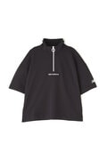 ストレッチ 半袖 スウェット ハーフジップ プルオーバー (WOMENS SPORT)