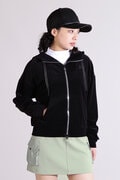 【直営店舗限定】ベロア フルジップ フーディー (WOMENS)