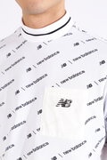 ロゴモノグラム柄 半袖 モックネック プルオーバー (MENS SPORT)