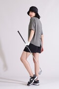 【直営店舗限定】半袖 モックネック プルオーバー (WOMENS)