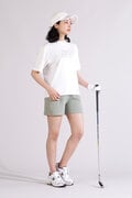 【直営店舗限定】半袖 モックネック プルオーバー (WOMENS)