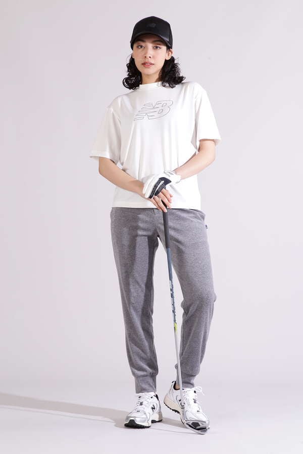 【直営店舗限定】半袖 モックネック プルオーバー (WOMENS)