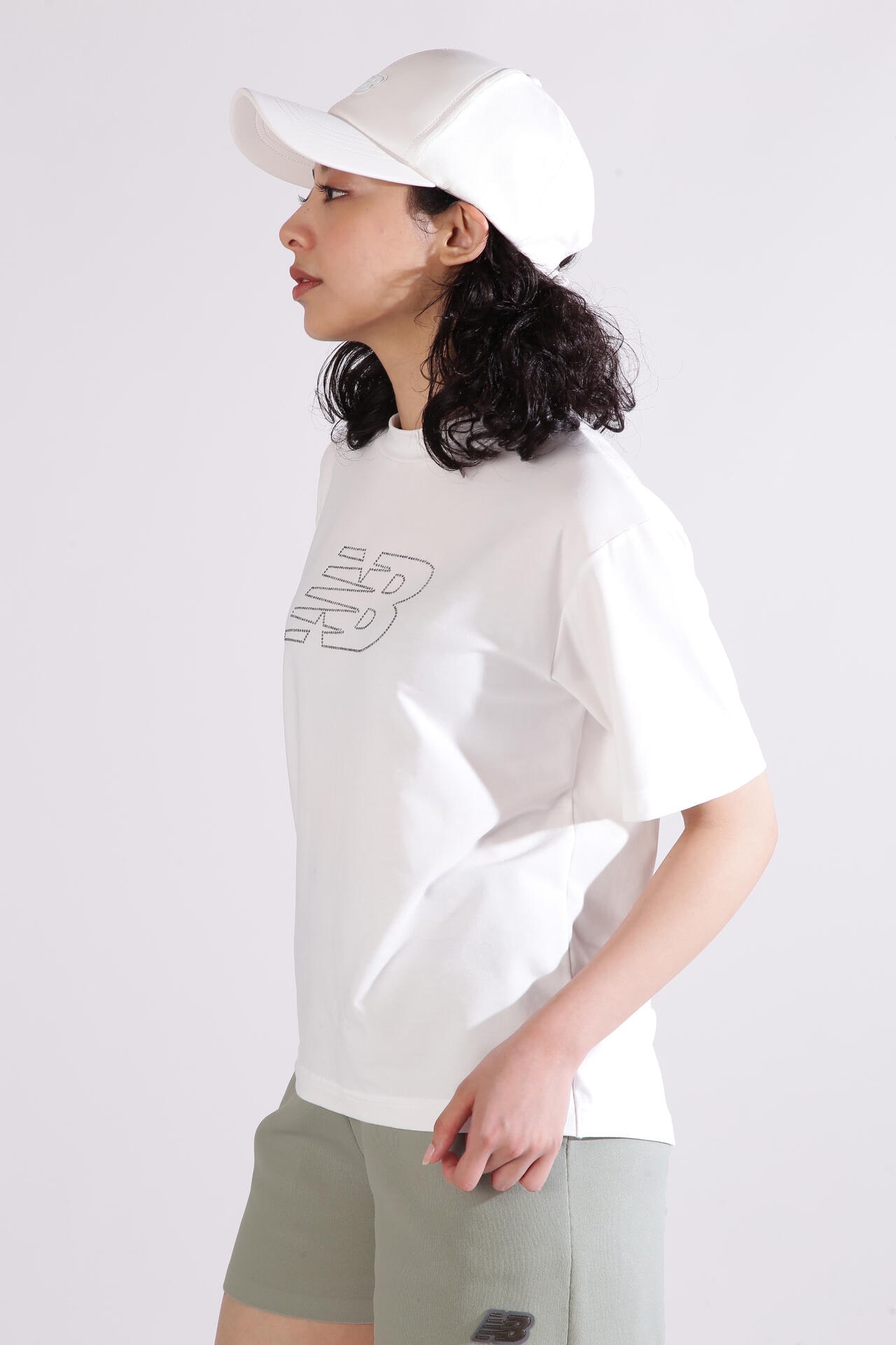 【直営店舗限定】半袖 モックネック プルオーバー (WOMENS)