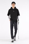 ボーダーシフトロゴ総柄 長袖 モックネック プルオーバー (MENS SPORT)