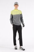 ストレッチ 長袖 モックネック プルオーバー (MENS SPORT)