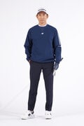 ストレッチ UV ロゴレインカモ柄 長袖 モックネック プルオーバー (MENS WORLD)