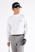 ストレッチ UV ロゴレインカモ柄 長袖 モックネック プルオーバー (MENS WORLD)