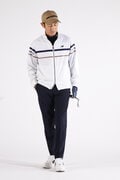 ストレッチ UV ロゴレインカモ柄 長袖 モックネック プルオーバー (MENS WORLD)