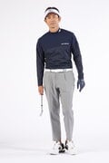 ストレッチ UV ロゴレインカモ柄 長袖 モックネック プルオーバー (MENS WORLD)