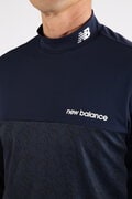 ストレッチ UV ロゴレインカモ柄 長袖 モックネック プルオーバー (MENS WORLD)