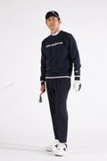 スノーノイズ柄 長袖 モックネック プルオーバー (MENS WORLD)